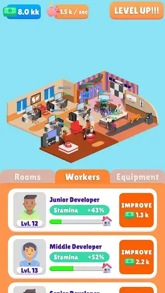 Play Devs company Idle  and enjoy Devs company Idle with UptoPlay