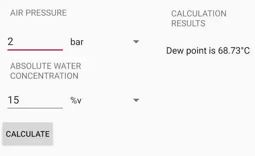 Play APK Dew Point Calculator  and enjoy Dew Point Calculator with UptoPlay com.hiox.dew_point_calculator