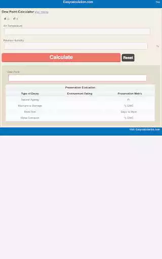 Play APK Dew Point Calculator  and enjoy Dew Point Calculator with UptoPlay com.hiox.dew_point_calculator