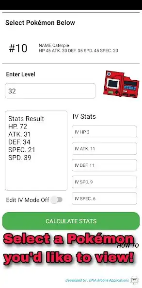 Play Dex Stat Calculator  - Pokédex as an online game Dex Stat Calculator  - Pokédex with UptoPlay