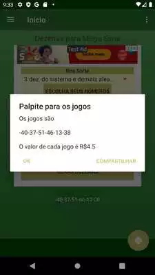 Play Dezenas para a Mega Sena