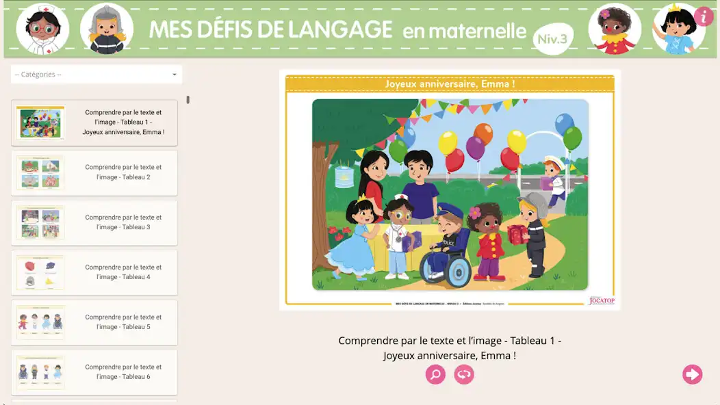 Play Défis de langage maternelle GS  and enjoy Défis de langage maternelle GS with UptoPlay
