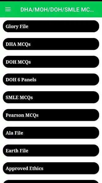 Play DHA/MOH/DOH/SMLE MCQs  and enjoy DHA/MOH/DOH/SMLE MCQs with UptoPlay