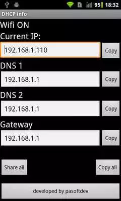 Play DHCP info Play DHCP info