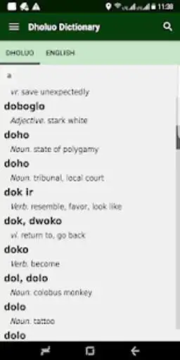 Play Dholuo Dictionary Play Dholuo Dictionary