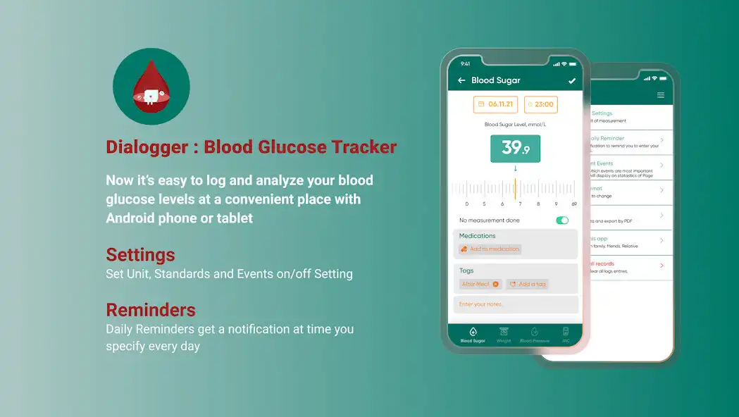 Play Diabetes Tracker: Blood Sugar as an online game Diabetes Tracker: Blood Sugar with UptoPlay