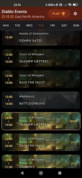 Play Diablo Events: Weekly calendar  and enjoy Diablo Events: Weekly calendar with UptoPlay