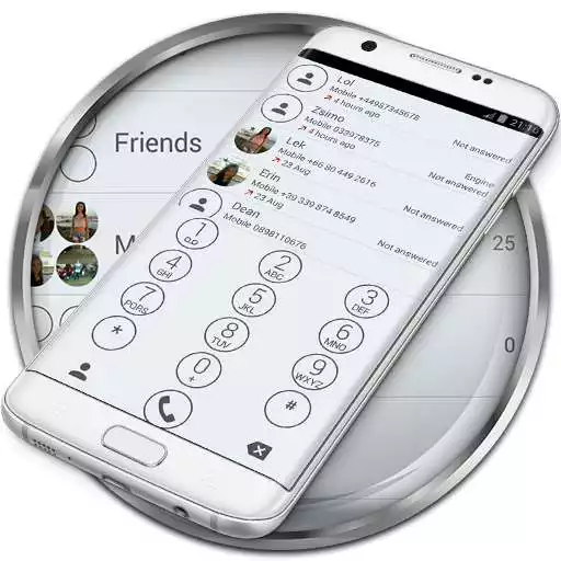 Free play online Dialer Circle White Gray Theme APK Free play online Dialer Circle White Gray Theme APK