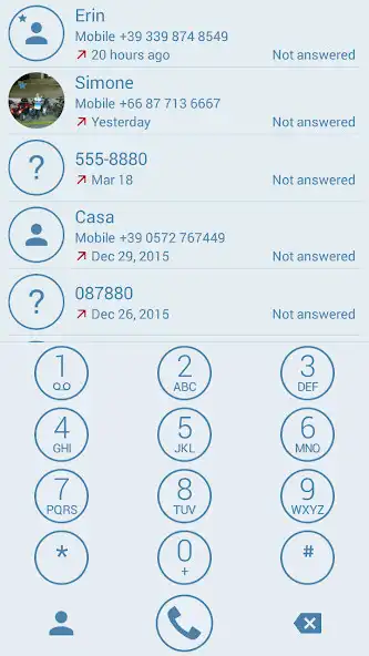 Play Dialer Theme Circle White Blue  and enjoy Dialer Theme Circle White Blue with UptoPlay