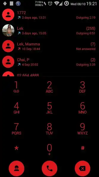 Play Dialer Theme Flat Black Red  and enjoy Dialer Theme Flat Black Red with UptoPlay