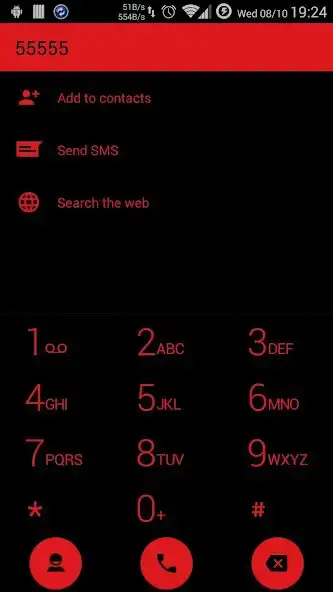 Play Dialer Theme Flat Black Red as an online game Dialer Theme Flat Black Red with UptoPlay