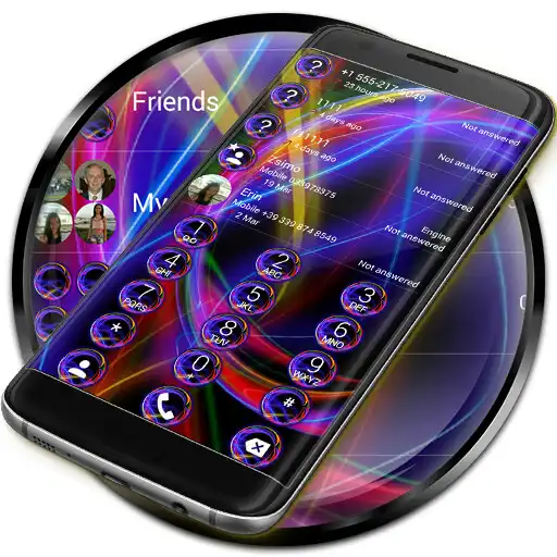 Play Dialer Theme Neon Abstract APK Play Dialer Theme Neon Abstract APK