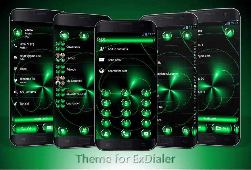 Play Dialer Theme Spheres Green  and enjoy Dialer Theme Spheres Green with UptoPlay