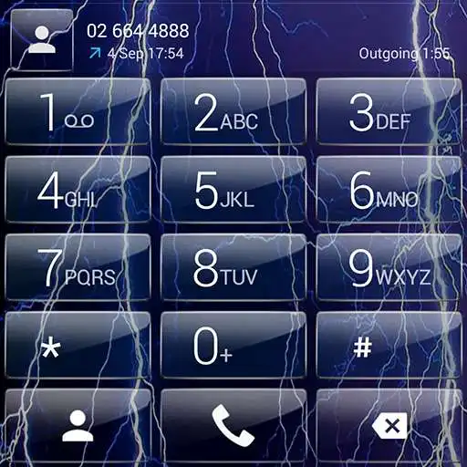 Run free android online Dialer theme Thunder Glass APK Run free android online Dialer theme Thunder Glass APK