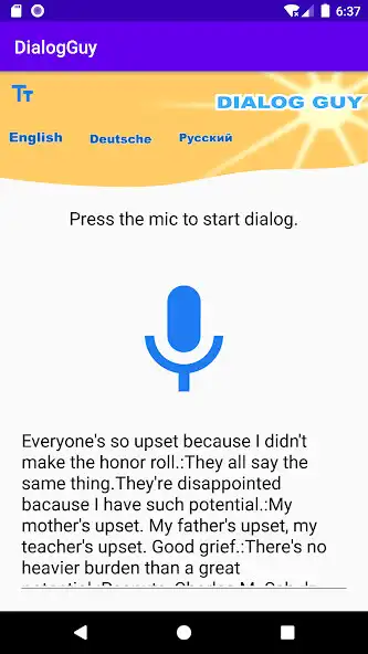 Play DialogGuy - your language bot  and enjoy DialogGuy - your language bot with UptoPlay