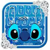 Free play online Diamond Blue Monster Keyboard Theme APK