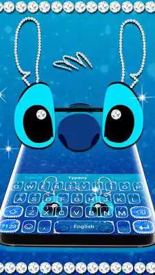 Play Diamond Blue Monster Keyboard Theme