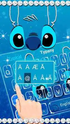 Play Diamond Blue Monster Keyboard Theme