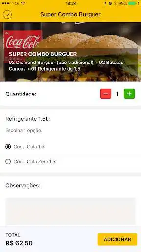 Play Diamond Burguer as an online game Diamond Burguer with UptoPlay