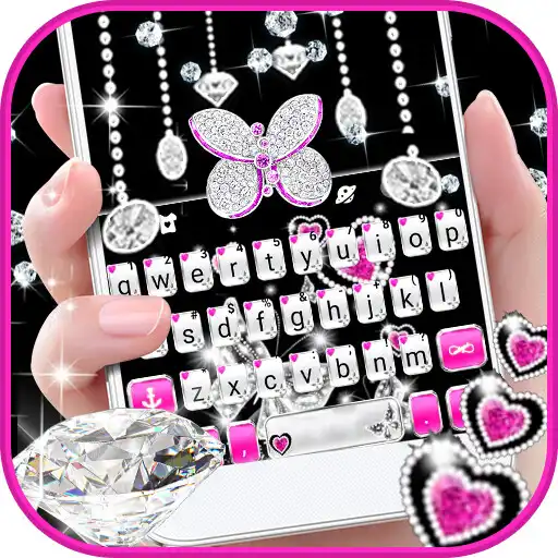 Play Diamond Butterfly Hearts Keyboard Theme APK Play Diamond Butterfly Hearts Keyboard Theme APK