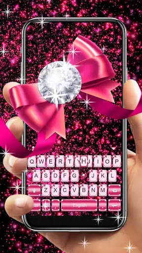 Play Diamond Butterfly Pink Keyboard Theme  and enjoy Diamond Butterfly Pink Keyboard Theme with UptoPlay