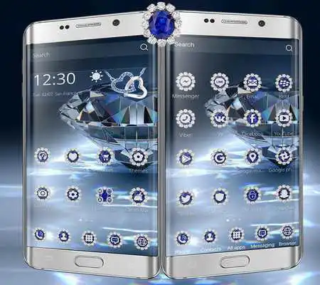 Play Diamond Deluxe Theme Blue gem