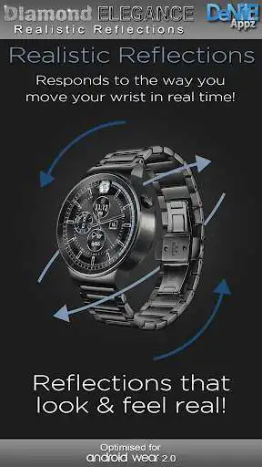 Play Diamond Elegance HD Watch Face as an online game Diamond Elegance HD Watch Face with UptoPlay