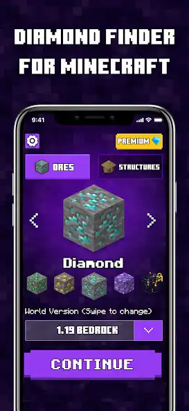 Play Diamond Finder for MC  MCPE  and enjoy Diamond Finder for MC  MCPE with UptoPlay