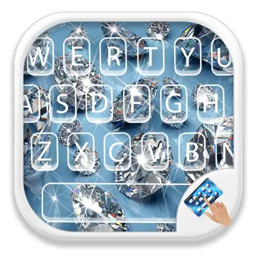 Run free android online Diamond Keyboard Theme APK