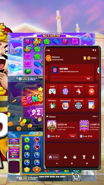 Play Diamond King Pro : Slot Gacor as an online game Diamond King Pro : Slot Gacor with UptoPlay