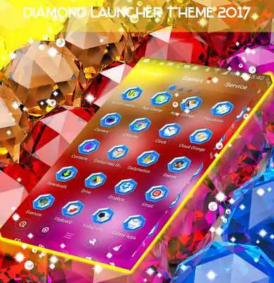 Play Diamond Launcher Theme 2018