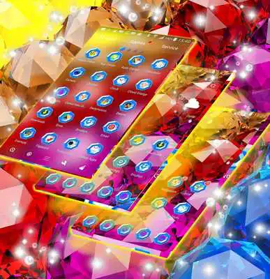 Play Diamond Launcher Theme 2018