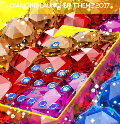 Play Diamond Launcher Theme 2018