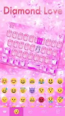 Play Diamond Love Emoji iKeyboard
