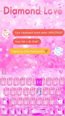Play Diamond Love Emoji iKeyboard