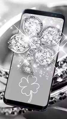 Play Diamond Lucky clover Keyboard theme