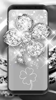 Play Diamond Lucky clover Keyboard theme