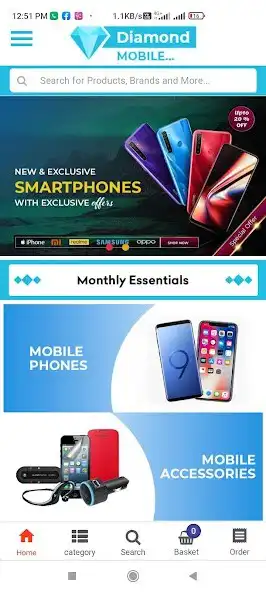Play Diamond Mobile as an online game Diamond Mobile with UptoPlay