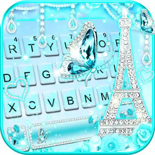 Play Diamond Paris Butterfly Keyboard Theme APK Play Diamond Paris Butterfly Keyboard Theme APK