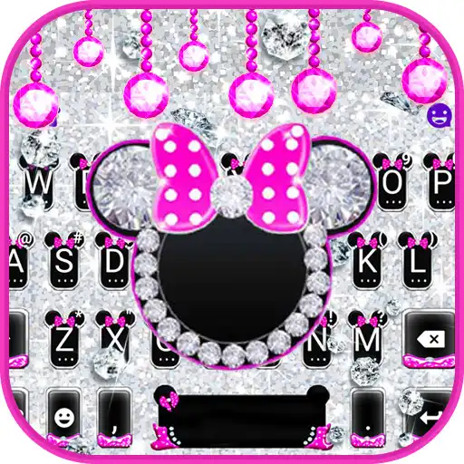 Free play online Diamond Pink Minnies Keyboard APK