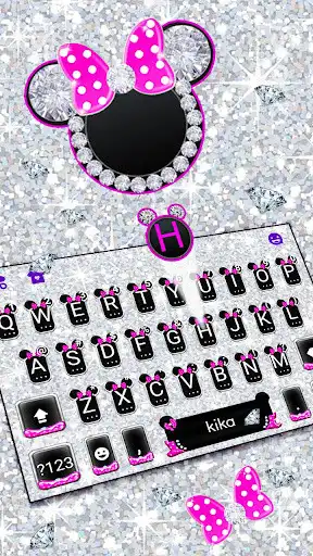 Play Diamond Pink Minnies Keyboard