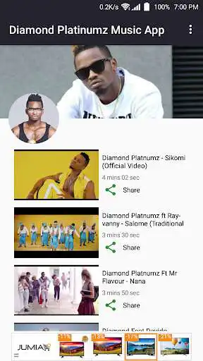 Play APK Diamond Platnumz Music App (Unofficial)  and enjoy Diamond Platnumz Music App (Unofficial) with UptoPlay com.cresteddevelopers.diamondplatinumz