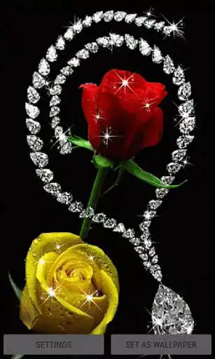 Play Diamond Rose Live Wallpaper  and enjoy Diamond Rose Live Wallpaper with UptoPlay