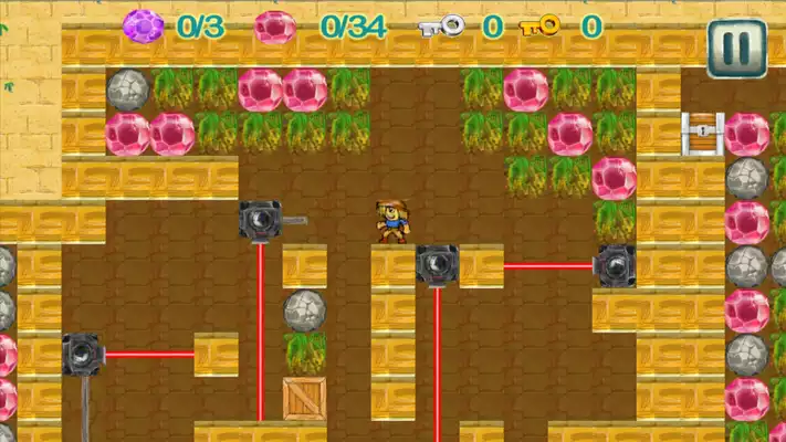 Play Diamond Rush. Temple Adventure