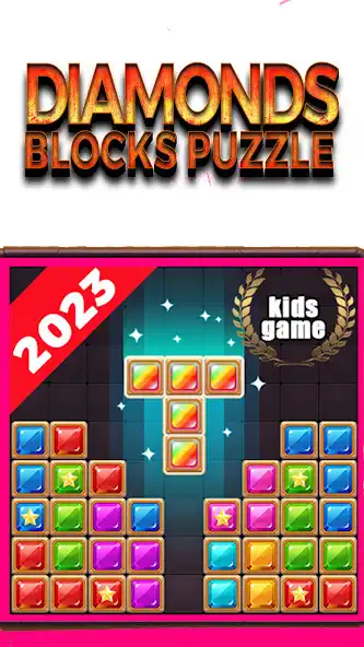 Play Diamonds Blocks Puzzle as an online game Diamonds Blocks Puzzle with UptoPlay