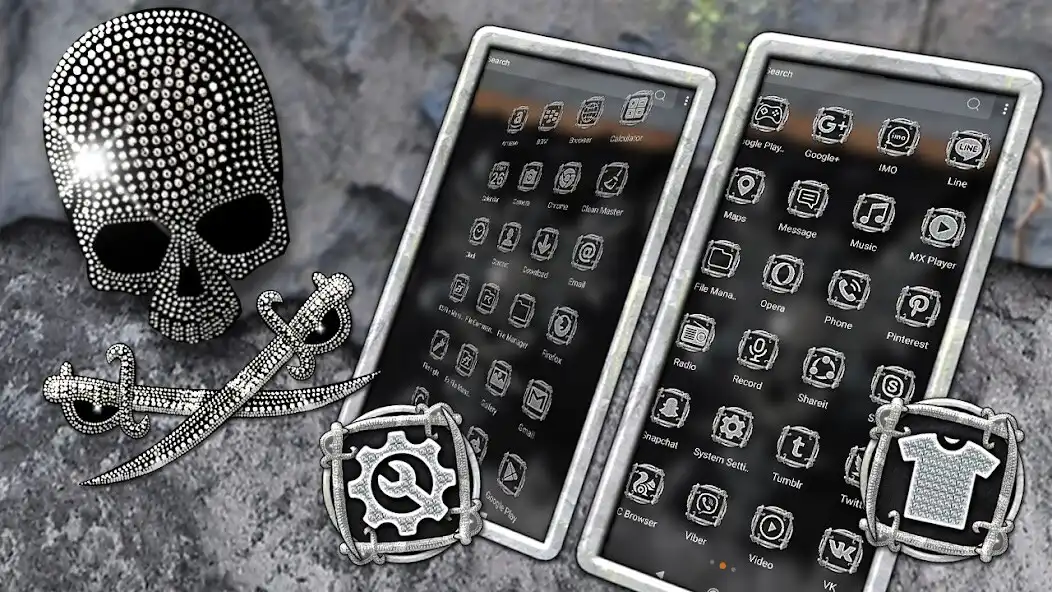 Play Diamond Skull Theme as an online game Diamond Skull Theme with UptoPlay