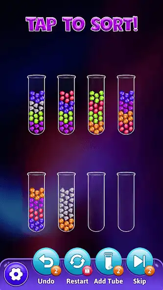 Play Diamond Sort Puz-Color sorting as an online game Diamond Sort Puz-Color sorting with UptoPlay