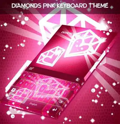 Play Diamonds Pink Keyboard Theme Play Diamonds Pink Keyboard Theme