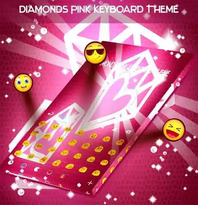 Play Diamonds Pink Keyboard Theme Play Diamonds Pink Keyboard Theme