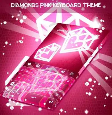 Play Diamonds Pink Keyboard Theme Play Diamonds Pink Keyboard Theme